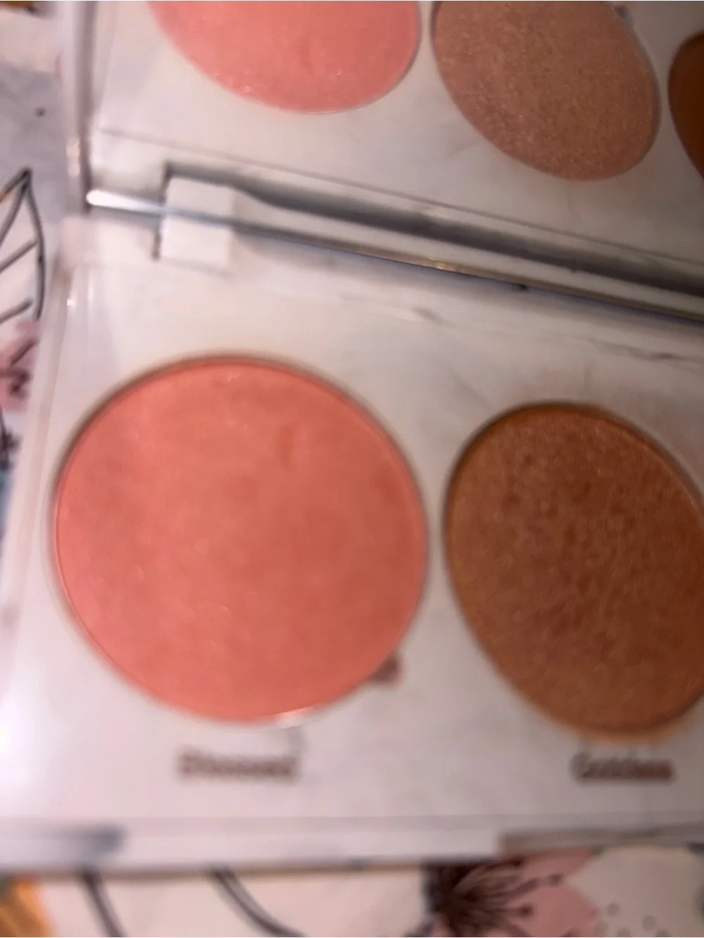 RealHer Ultimate Glow Getter Cheek Trio - White Marble with Gold Lettering